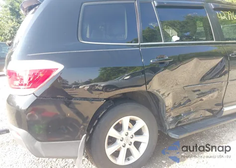 2011 Toyota Highlander Se from USA, damaged, VIN 5TDBK3EH5BS056177